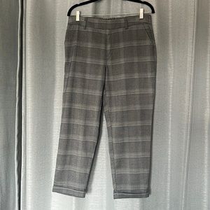 Gray ankle work pants
